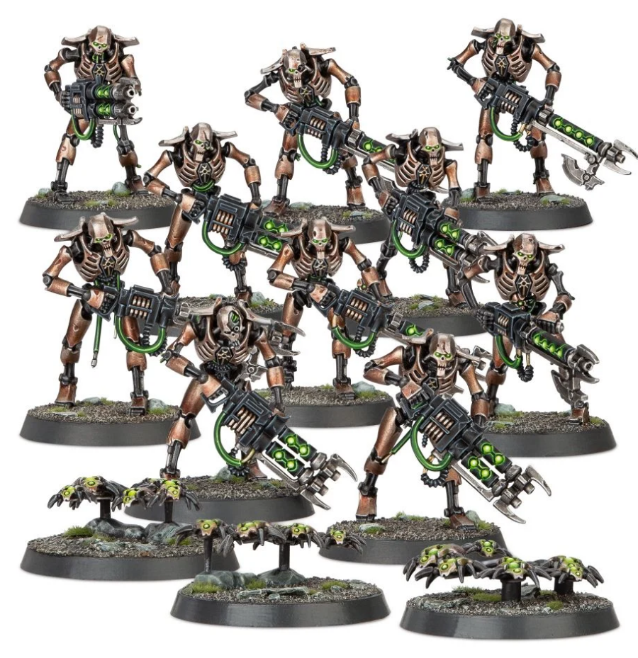 49-06GW Набор Некроны. Воины с Каноптековыми Скарабеями (Necrons. Warriors with Canoptek Scarabs)