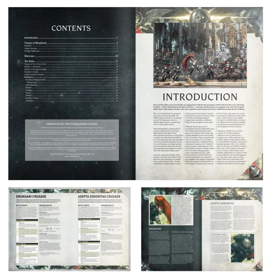 PP-60GW Набор Вархаммер 40000: Благочестие и Боль (англ.) (Warhammer 40000: Piety and Pain (Eng))