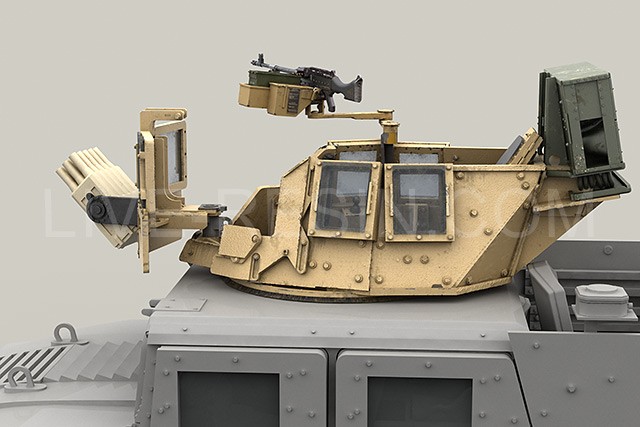 LRE35231 Бронированная башня для бронетехники Корпуса Морской Пехоты США MCTAGS