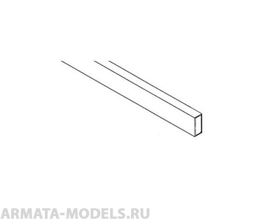 EVG107 Полоска пластиковая 0,25х4,0 мм, 10 шт/уп.