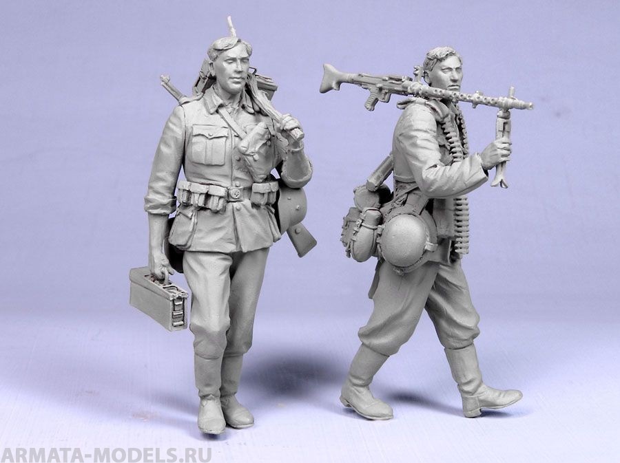 Т-35077 Барбаросса Немецкие пехотинцы с МГ-34 (лето 1941 г) (2) Tank