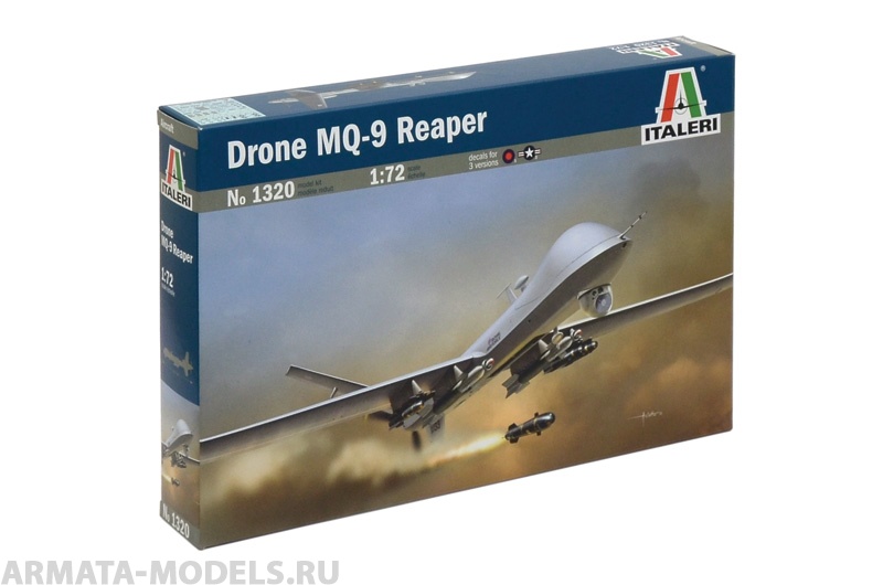 Купить 1320ИТ Самолет MQ-9 Reaper Italeri ArmaModels.