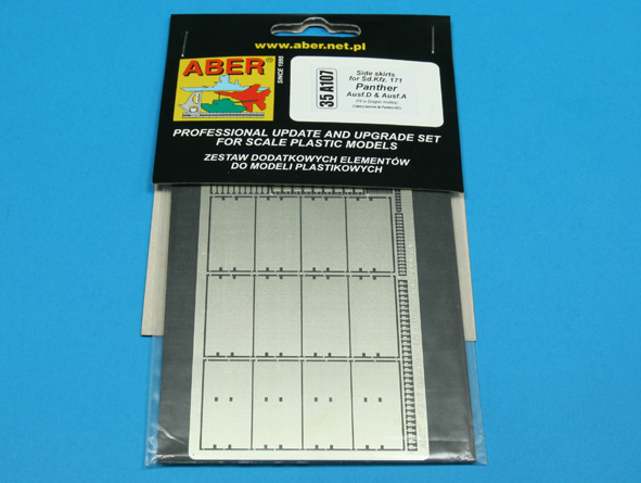 ABR-35-A107  Дополнения для  Side skirts for Sd.Kfz.171 Panther Ausf.D&Ausf.A. для любых моделей 1/35
