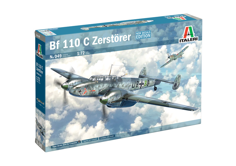 0049ИТ Истребитель BF-110 C3/C4 ZERSTORER Italeri