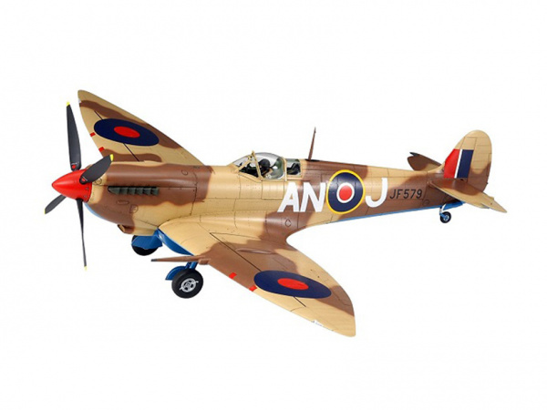 60320T Supermarine Spitfire Mk.VIII с набором фототравления, 2 фигурами пилотов и подставкой Tamiya