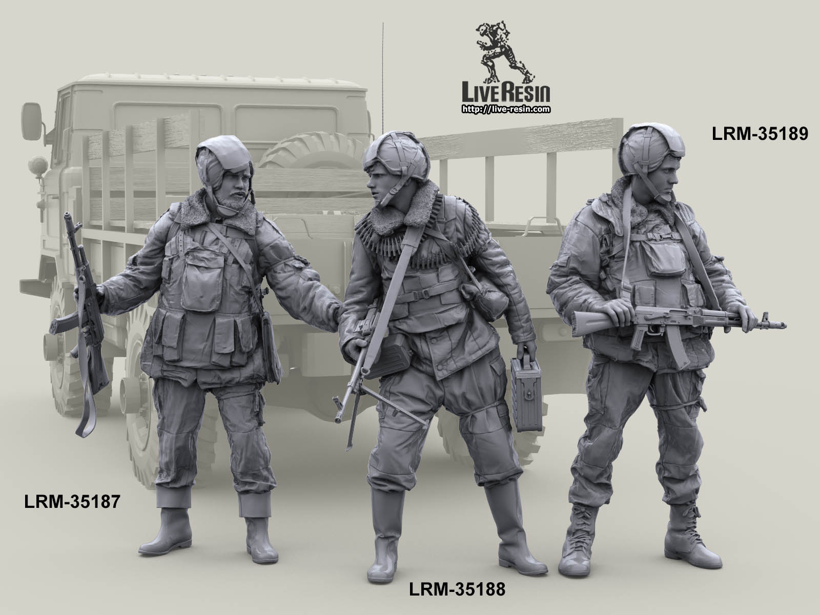 LRM35187 Военнослужащие ВВ, готовятся к атаке - 1 Live Resin