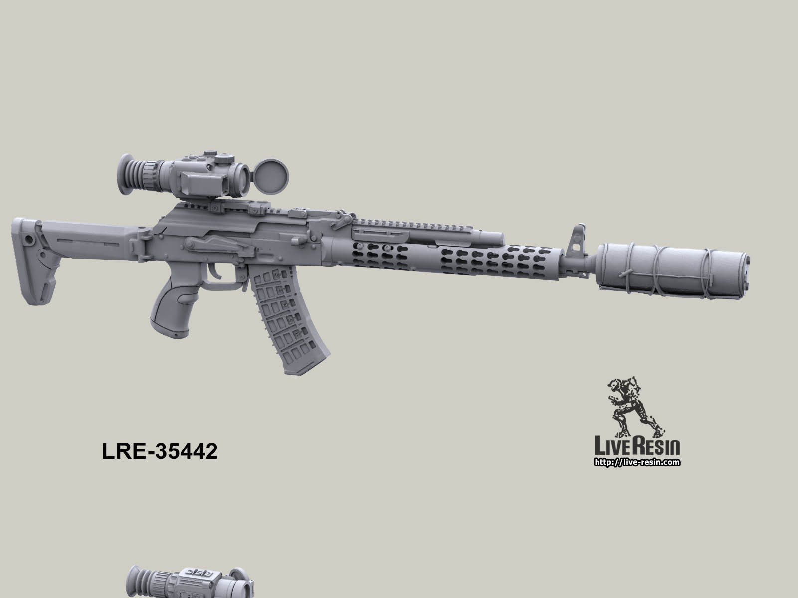 LRE35442 Российское современное штурмовое оружие - автоматы, набор - 3, 6 шт Live Resin