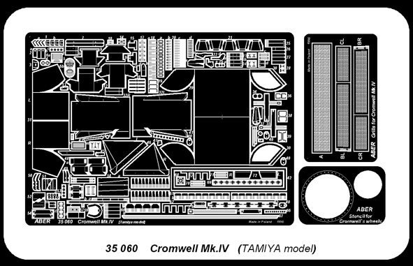 ABR-35-060  Дополнения для  Cromwell Mk.IV для Tamiya 1/35