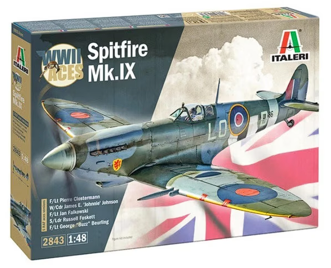 2843ИТ Сборная модель SPITFIRE MK. IX ACES Italeri