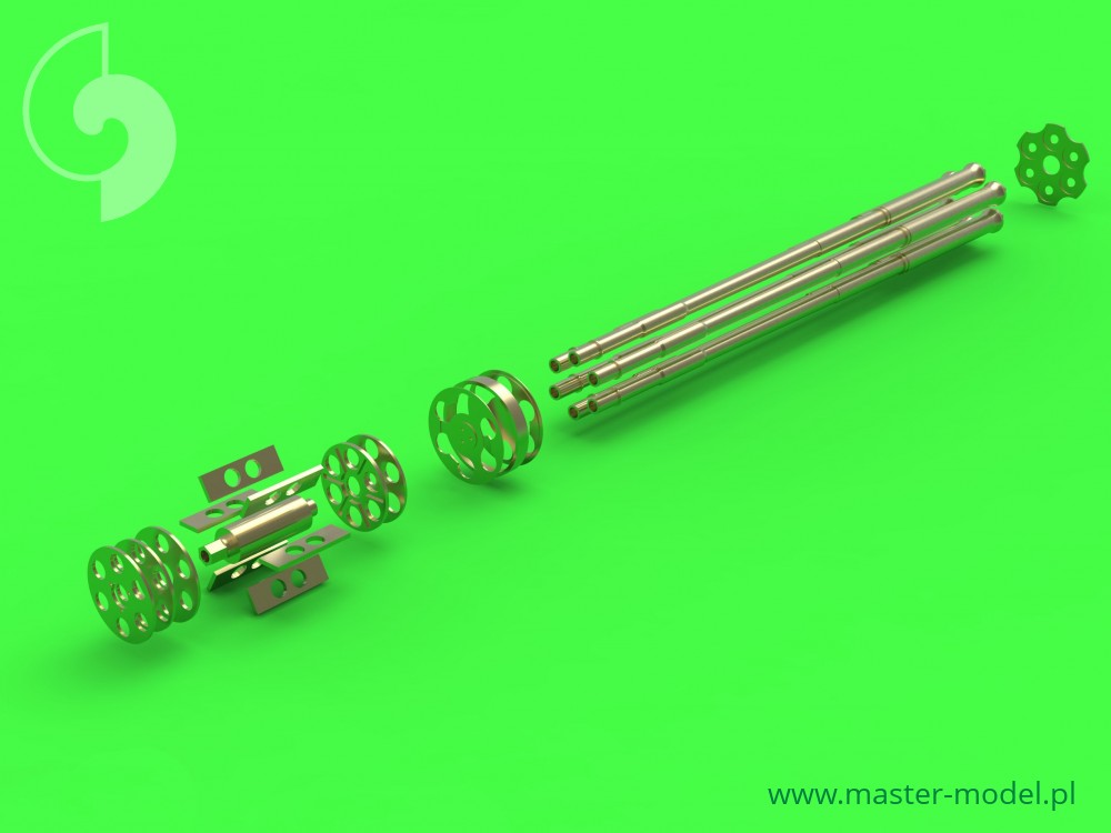 GM-35-001 M61 A1 Vulcan - Шестиствольная поворотная пушка калибра 20 мм - точеные стволы с протравленными зажимами ствола