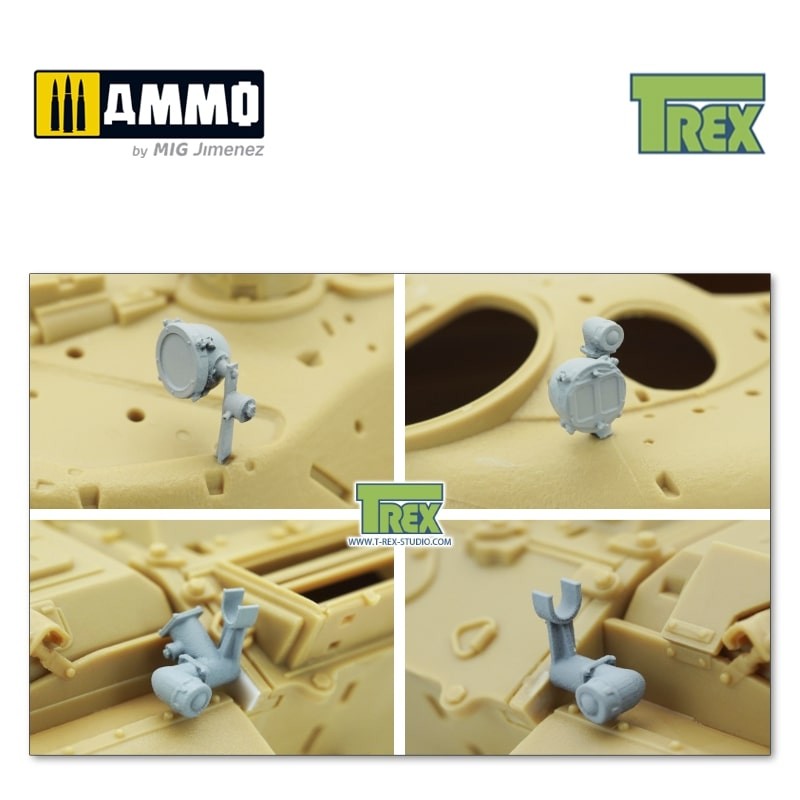 TR35044 Световые приборы T-72B Lights Set (T-72B, T-72B1)