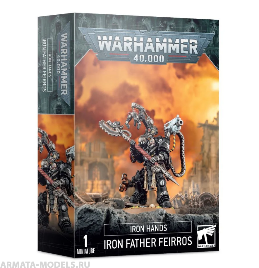 55-10GW Набор Железные Руки. Железный Отец Фейррос (Iron Hands Iron Father Feirros)
