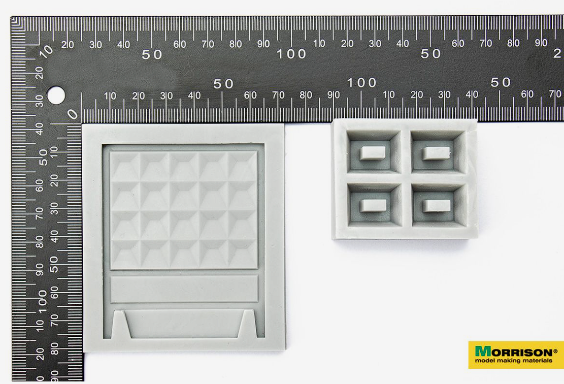 300-fzab-43 Набор молдов для литья забора ПО-2 в М1/43