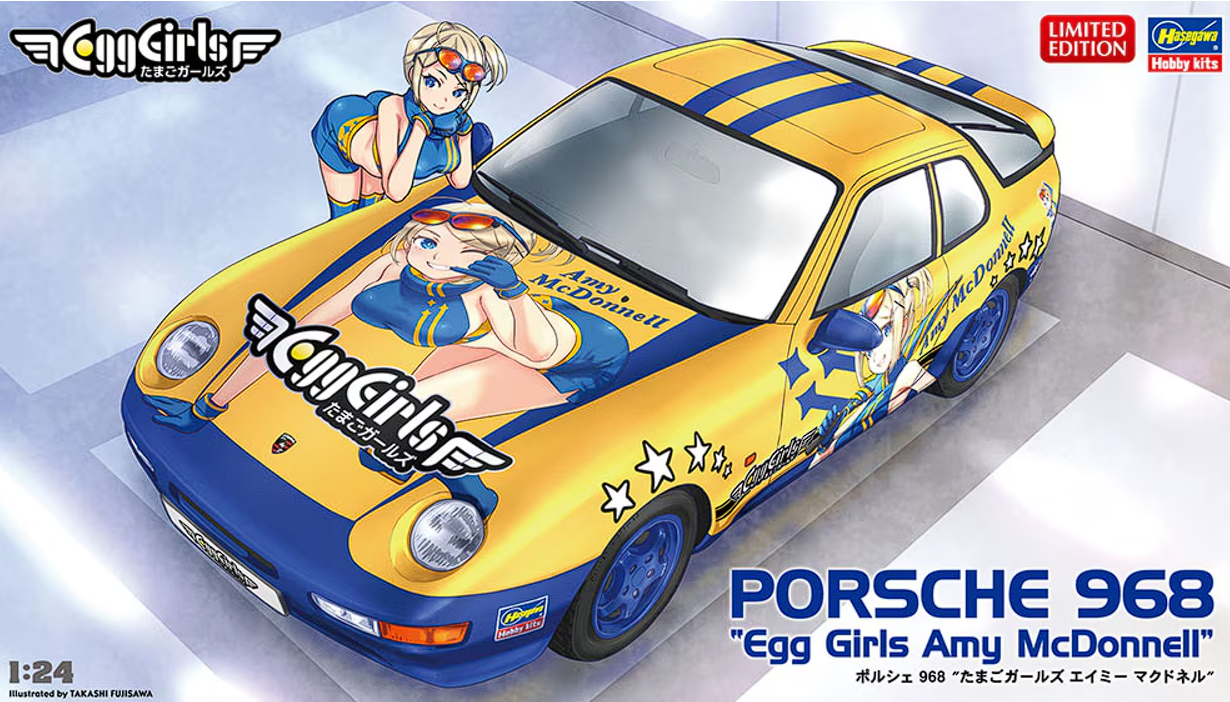 52338-Автомобиль PORSCHE 968 “Egg Girls Amy McDonnell” (Limited Edition) Hasegawa