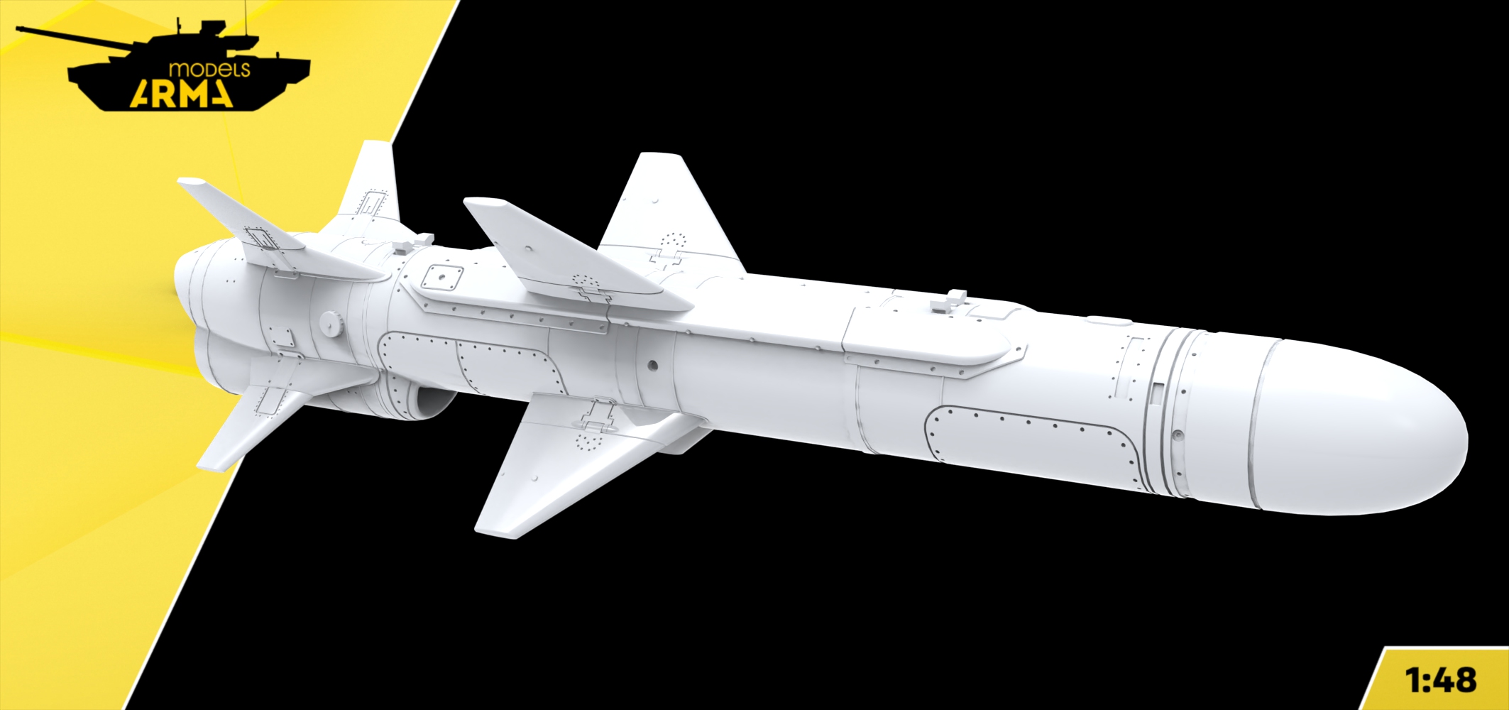 AM48348 Ракета Х-35У (версия с разгонным блоком) (Не для свободной продажи) Arma Models