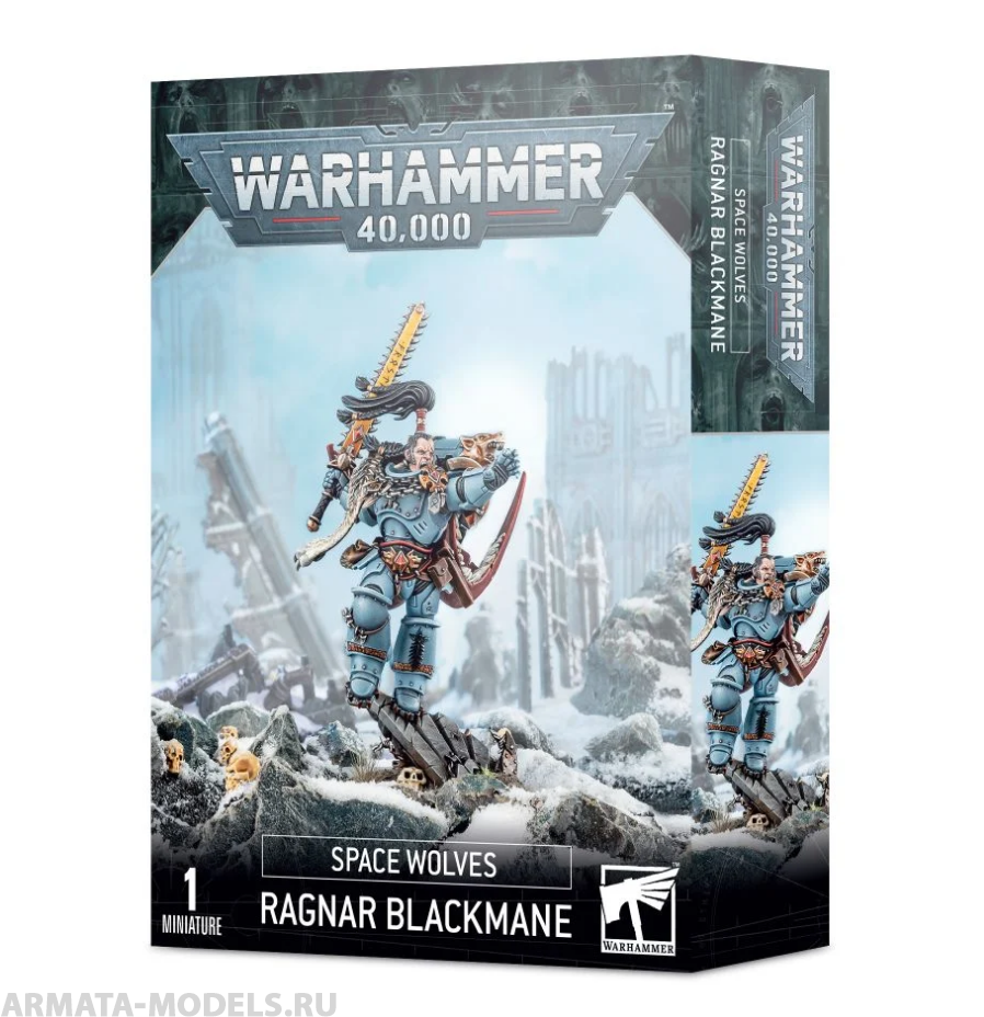 53-30GW Набор Космические Волки. Рагнар Черногривый (Space Wolves Ragnar Blackmane)