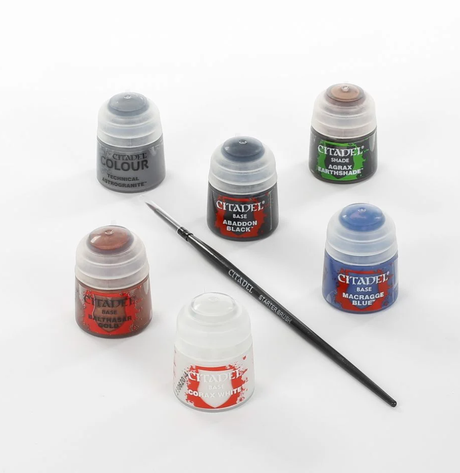 60-11GW Набор Космодесант. Штурмовики-Защитники + краска (Space Marines: Assault Intercessors + Paints Set)