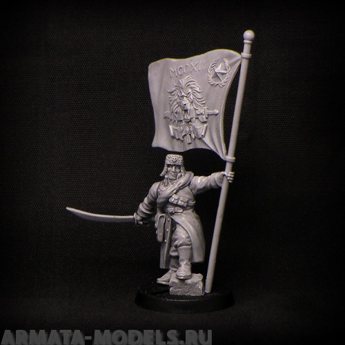 BV-peresvet Игровая миниатюра  Ulaf Peresvet, standard bearer Улаф Пересвет, знаменосец BROTHER VINNI's