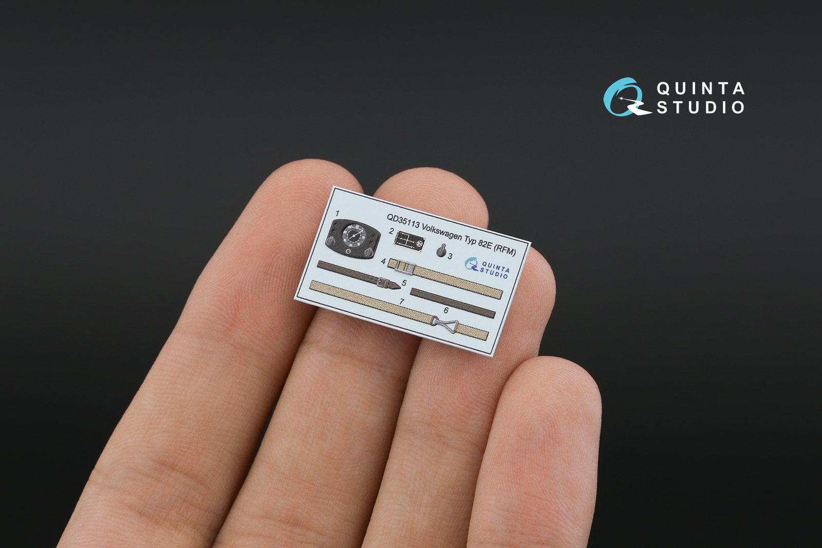 QD35113 3D Декаль интерьера кабины Volkswagen Typ 82E (RFM)