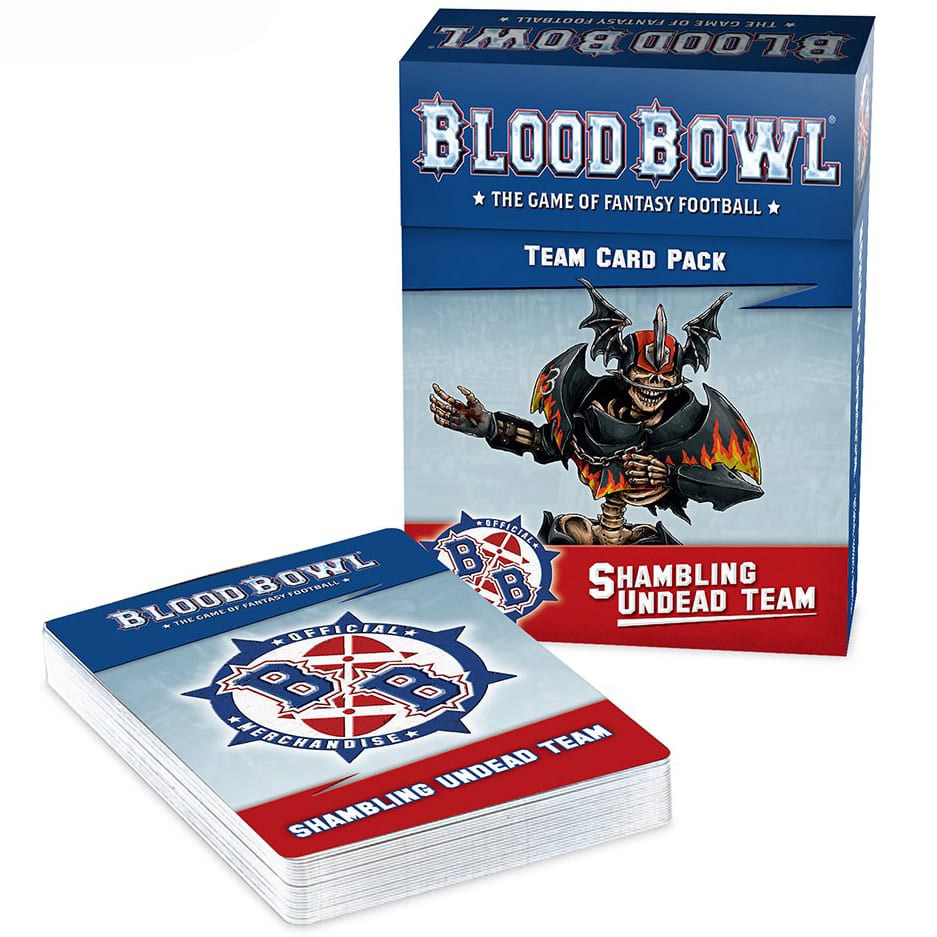 200-53GW Набор карт Кровавый Кубок. Волочащаяся Нежить (Blood Bowl: Shambling Undead Team Cards)