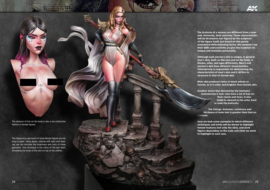 AK520 AK Learning 12 Painting Female Figures - EN