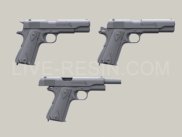 LRE35256 Автоматический пистолет M1911 .45 Automatic Colt Pistol 1911 — 1926. Включает варианты со сдвинутым затвором и взведённым курком.