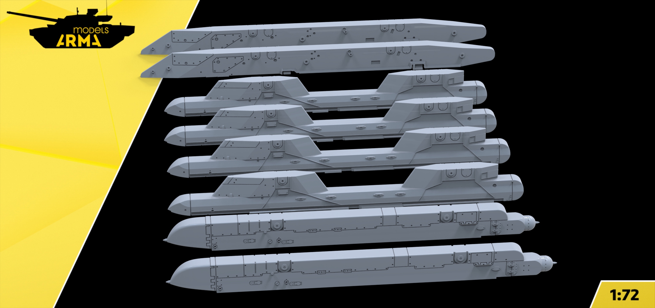 AM72533 Набор пилонов для Су-33 (Не для свободной продажи) Arma Models