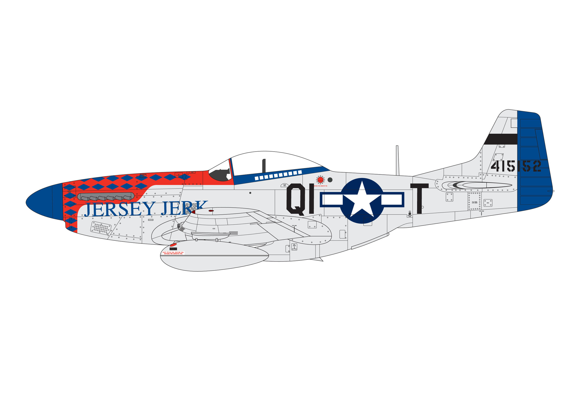 A05131 Сборная модель самолета North American P51-D Mustang Airfix