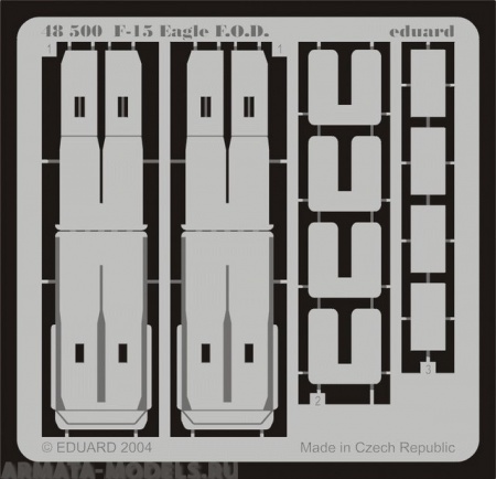 48500 Фототравление для F-15  (F.O.D) для модели Хасегава