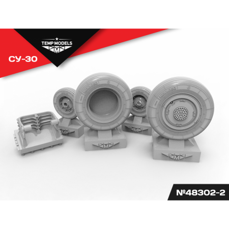 48302-2TMP Колеса шасси СУ-30 3Д