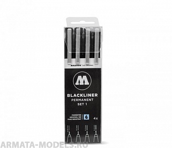 200486 Набор MOLOTOW Blackliner Set 1 4 шт