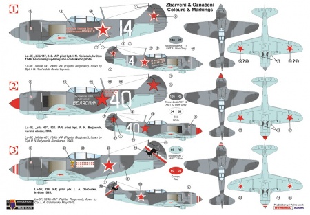 KPM0175 La-5F Aces KP Models