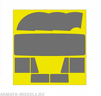 AM43103 Маска окрасочная для КАМАЗ 53501 AVD Models