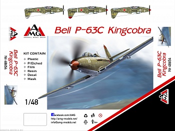 AMG48654 Истребитель Bell P-63C Kingcobra СССР