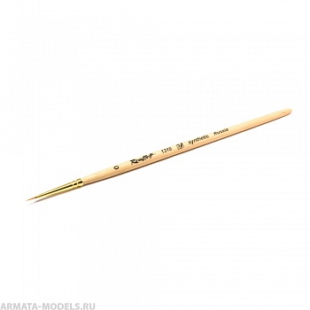 ЖС1-00,80Ж Кисть Roubloff рыжая жесткая синтетика круглая укороченная 0 серии 1310