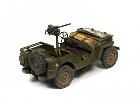 35219 Американский 1/4-тонный джип 4х4 Willys MB (2 варианта сборки) и 1 фигурой водителя Tamiya
