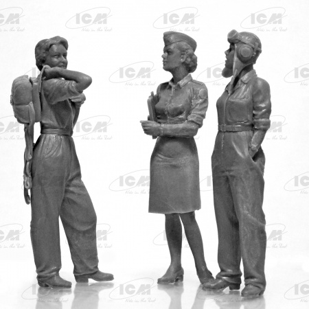 32051 Stearman PT-17 с американскими кадетами ICM