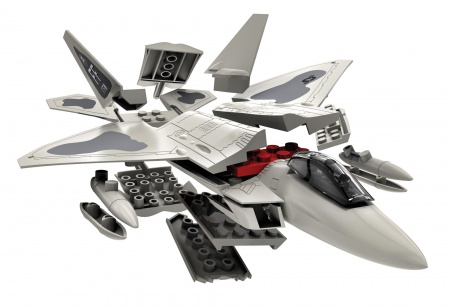 J6005 QUICKBUILD F22 Raptor Airfix