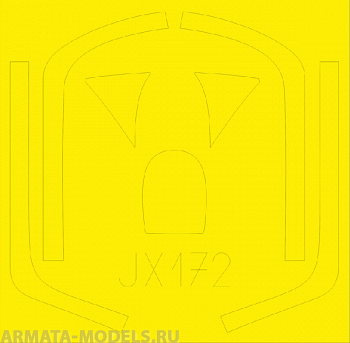 JX172ED   Окрасочная маска T-33  (for SH kit) 1/32