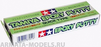 87051T Шпатлевка двухкомпонентная (Quick Type) эпоксид. (время заст. 5-6ч) 25гр (Epoxy Putty)