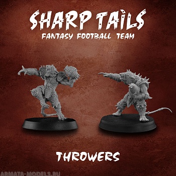 SB-RT1 Декоративная фигурка из пластика Ratman Throwers (x2)