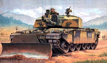 00345 Танк  Челленджер в Косово 