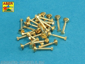 ABR-16-109  Дополнения для  Turned imitation of Hexagonal bolts 1,6 x  6,0 mm x 25 pcs. универсальный набор 1/16