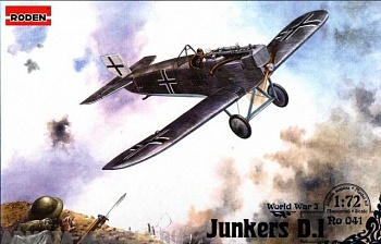 Rod041 Самолет JUNKERS D.I (LONG-FUSELAGE VERSION)