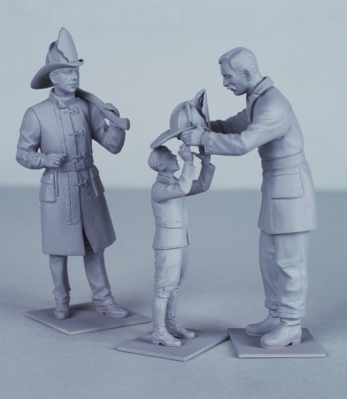 24005 Фигуры, Американские пожарные (1910-е г.г.) ICM