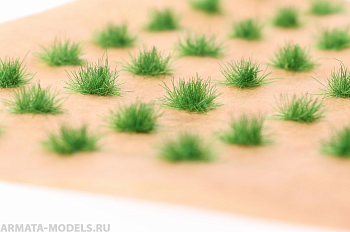 080trf052 Пучки травы для макета. Яркая трава.