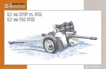 SA35004 Kanon 3,7 cm KPUV vz.37M / 3,7 cm Pak M 37 (t)