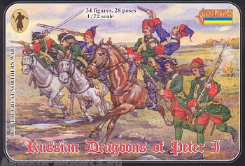 72010ST Фигуры Dragoons of Peter the Great