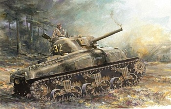 7568Д 1/72 Танк M4A1 Шерман