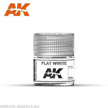 RC004 Краска Real Colors Flat White 10ml